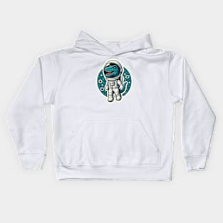 Space Dinosaur Meme Kids Hoodie